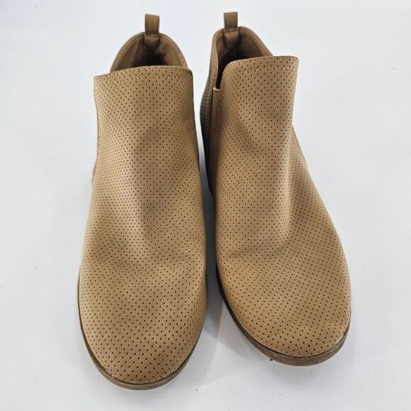 Rampage booties womens 10 tesla brown tan boots ankle - Picture 3 of 5